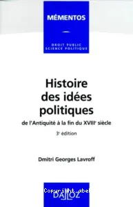 Histoire des idées potiques : de l'Antiquité à la fin du XVIIIe siècles.