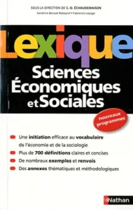 Lexique Sciences Economiques et Sociales