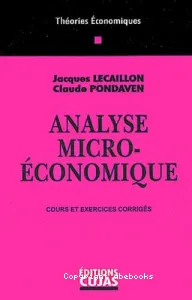 Analyse micro-économique