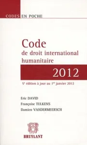 Code de droit international humanitaire