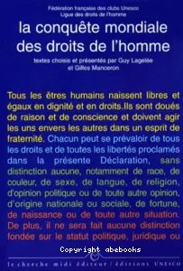 La Conquête mondiale des droits de l'homme