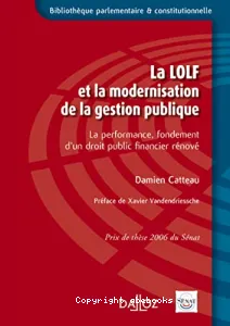 La LOLF et la modernisation de la gestion publique