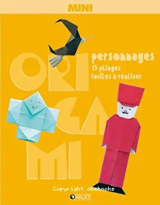 Mini origami : personnages