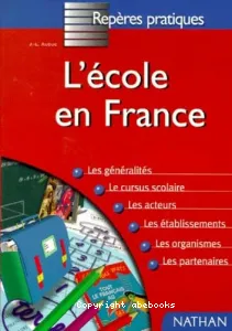 L'Ecole en France (éd. Nathan)