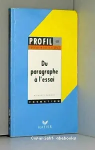 Du paragraphe à l'essai