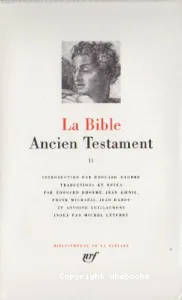La Bible : Ancien Testament II