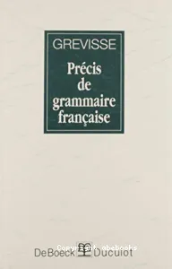 Précis de grammaire française