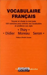 Vocabulaire français