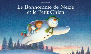 Le Bonhomme de neige et le petit chien