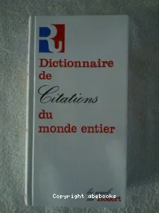 Dictionnaire de citations du monde entier