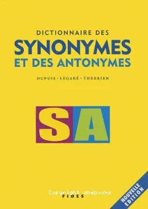 Dictionnaire des synonymes et des antonymes