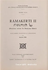 Ramakerti II (Deuxième version du Ramayana khmer)
