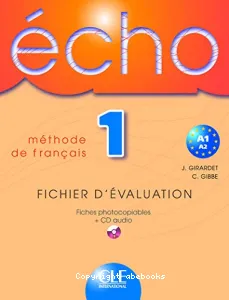 Echo 1 - Fichier d'évaluation, A1-A2
