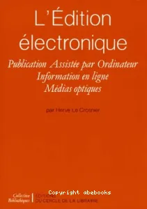 L'Edition électronique