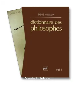 Dictionnaire des philosophes (A-J)