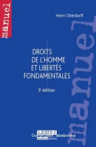 Droits de l'Homme et libertés fondamentale