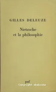 Nietzsche et la philosophie