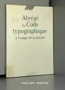 Abrégé du code typographique