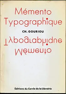 Mémento typographique