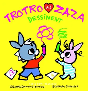 Trotro et Zaza dessinent