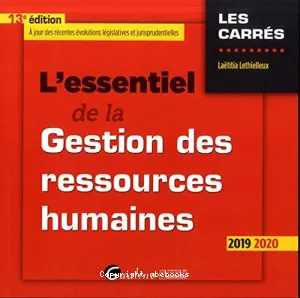 L'essentiel de la Gestion des ressources humaines