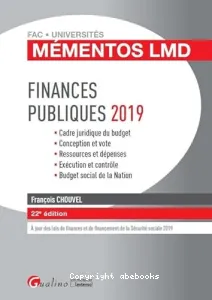 Finances publiques 2019