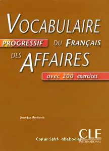Vocabulaire progressive du français des affaires
