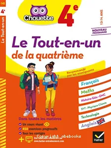 Le Tout-en-un de la quatrième