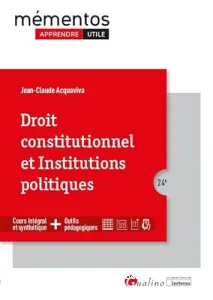 Droit constitutionnel et institutions politiques