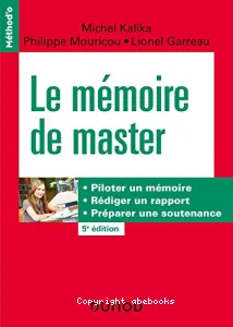 Le mémoire de master