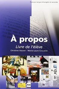 À​ propos - Livre de l'élève B1-B2