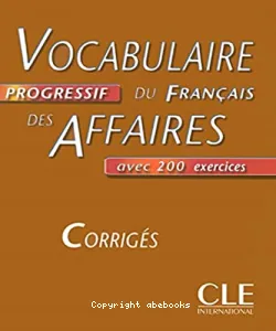 Vocabulaire progressif du français des affaires