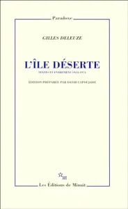 L'Ile déserte et autres textes