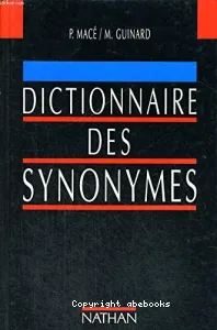 Dictionnaire des synonymes