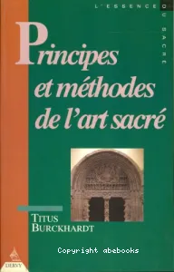 Principes et méthodes de l'art sacré