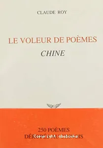 Le Voleur de poèmes CHINE