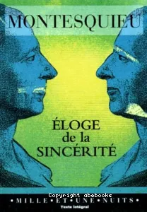 Eloge de la sincérité