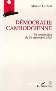 Démocratie cambodgienne (La Constitution du 24 septembre 1993)